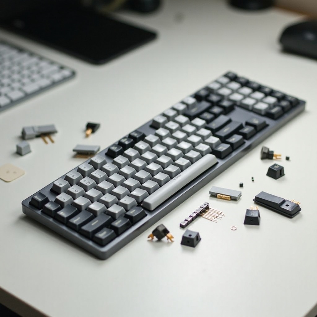 how to disassemble a keyboard