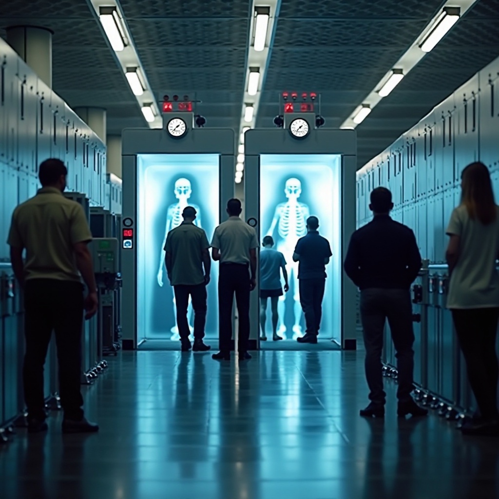 how do airport security scanners work
