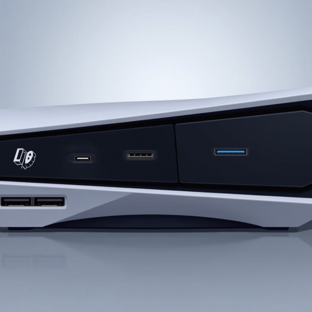 where is usb port on ps5