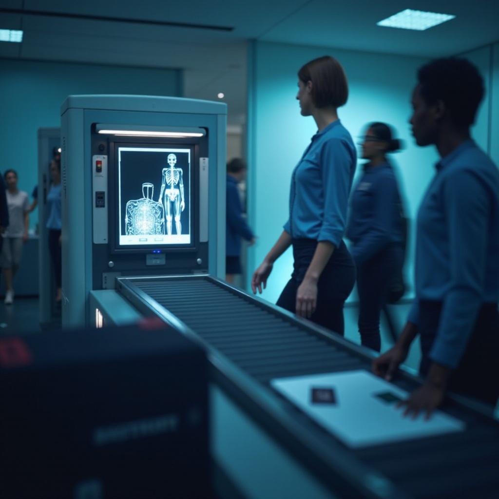 how do airport x ray scanners work